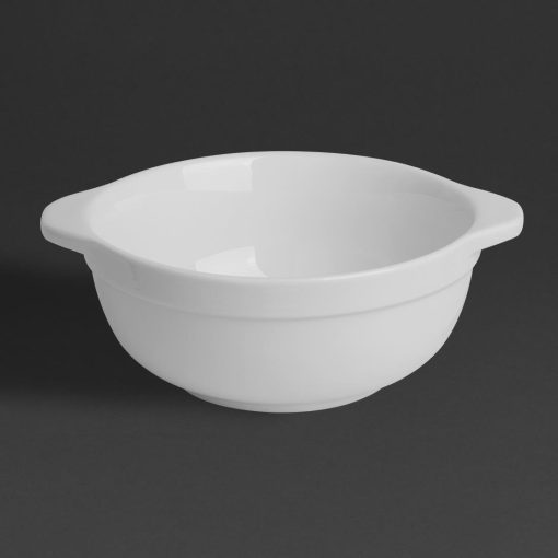 Olympia Whiteware Eared Bowls 640ml Pack of 4 (HP854)