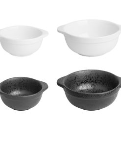 Olympia Whiteware Eared Bowls 640ml Pack of 4 (HP854)