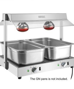 Buffalo Food Warmer with Gantry 2x GN 1-1 (HT760)