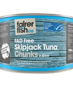 Fairer Fish MSC Free School Tuna Chunks in Brine 1-88kg (HW303)