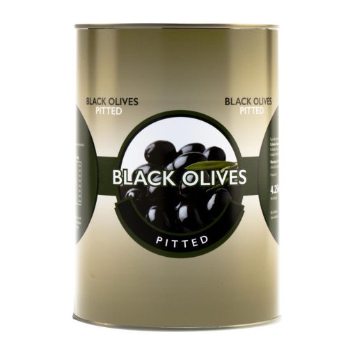 Caterers Pride Black Pitted Olives 4-25kg (HW329)