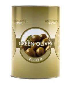 Caterers Pride Green Pitted Olives 4-25kg (HW330)