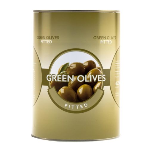 Caterers Pride Green Pitted Olives 4-25kg (HW330)