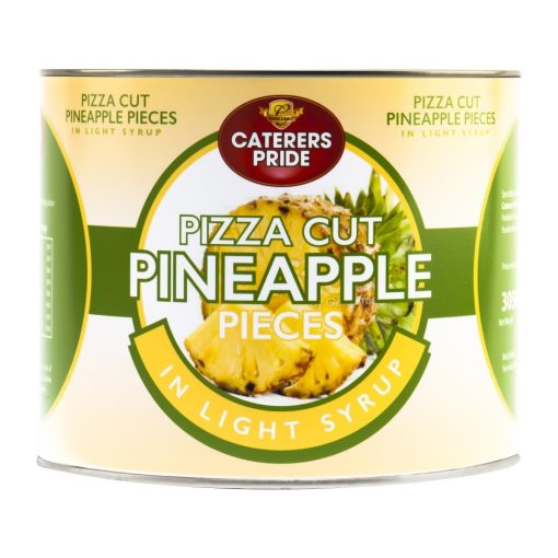 Caterers Pride Pineapple Pieces Pizza Cut in Light Syrup 3kg (HW340)