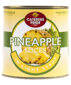 Caterers Pride Pineapple Slices in Light Syrup 8 Count 822g Pack of 6 (HW342)