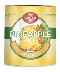 Caterers Pride Pineapple Slices in Juice 822g Pack of 6 (HW343)