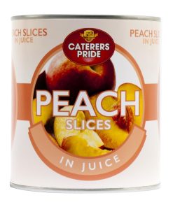 Caterers Pride Peach Slices in Juice 820g Pack of 6 (HW345)