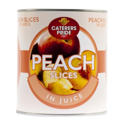 Caterers Pride Peach Slices in Juice 820g Pack of 6 (HW345)