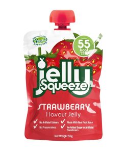 JellySqueeze Strawberry Flavour Jelly 95g Pack of 16 (HW352)