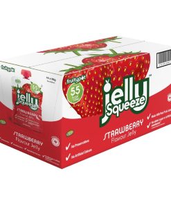 JellySqueeze Strawberry Flavour Jelly 95g Pack of 16 (HW352)