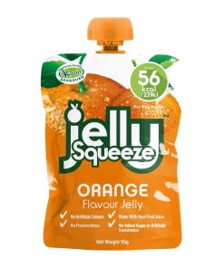 JellySqueeze Orange Flavour Jelly 95g Pack of 16 (HW353)