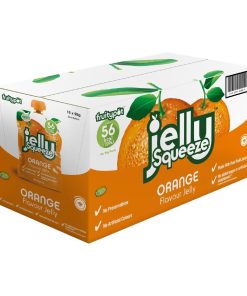 JellySqueeze Orange Flavour Jelly 95g Pack of 16 (HW353)