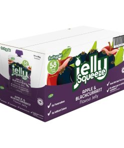 JellySqueeze Apple and Blackcurrant Flavour Jelly 95g Pack of 16 (HW354)