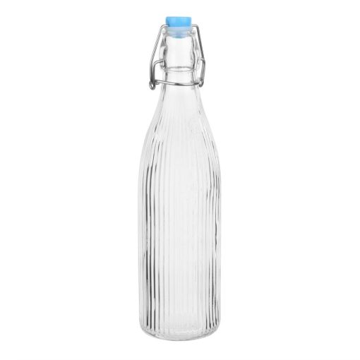 Olympia Ridged Swing Top Water Bottles 500ml Pack of 6 (HW794)