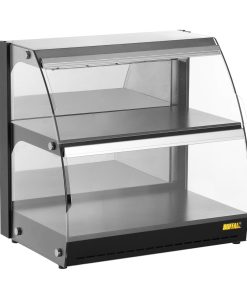 Buffalo Self-Serve Heated Display Unit with Hinged Doors (HW921)