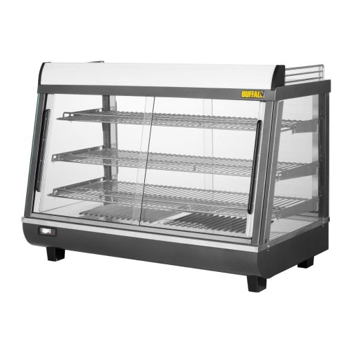 Buffalo Front and Rear Door Heated Merchandiser 136Ltr (HW928)