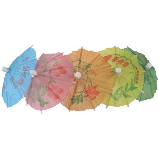 Beaumont Paper Parasols Mixed Colours Pack of 144 (3315)