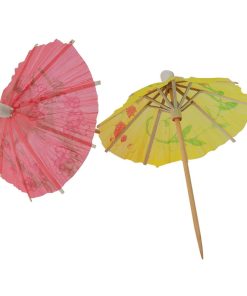 Beaumont Paper Parasols Mixed Colours Pack of 144 (3315)