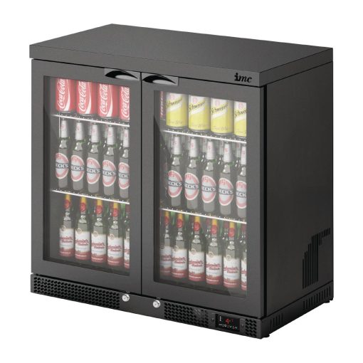 IMC Mistral M90 Double Door Bottle Cooler 214Ltr F77-250-B (FP726)