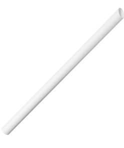 Fiesta Compostable Bubble Tea Straw White 12x210mm Pack of 150 (HU369)