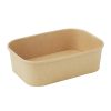 Fiesta Recyclable Rectangular Food Containers 650ml Pack of 300 (HW621)