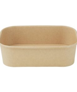 Fiesta Recyclable Rectangular Food Containers 650ml Pack of 300 (HW621)