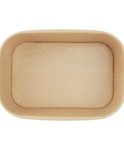 Fiesta Recyclable Rectangular Food Containers 1000ml Pack of 300 (HW623)