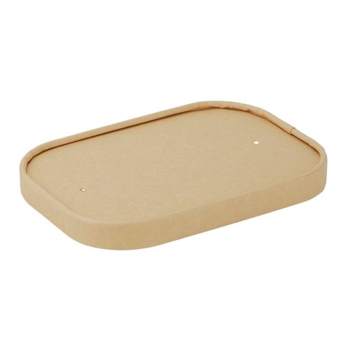 Fiesta Recyclable Paper Lids for Rectangular Containers Pack of 300 (HW624)