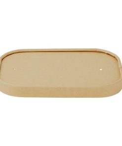 Fiesta Recyclable Paper Lids for Rectangular Containers Pack of 300 (HW624)