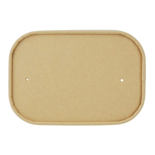 Fiesta Recyclable Paper Lids for Rectangular Containers Pack of 300 (HW624)