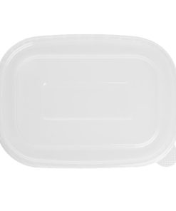 Fiesta Recyclable PET Lids for Rectangular Containers Pack of 300 (HW626)