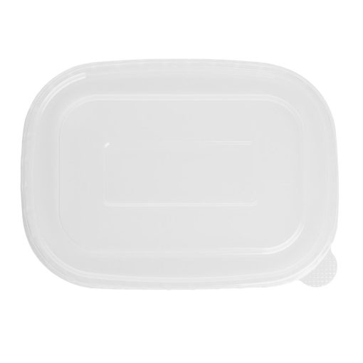 Fiesta Recyclable PET Lids for Rectangular Containers Pack of 300 (HW626)