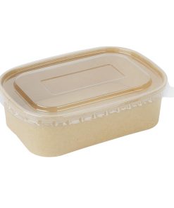 Fiesta Recyclable PET Lids for Rectangular Containers Pack of 300 (HW626)