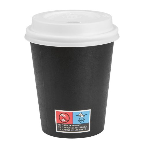 Nisbets Essentials Hot Cups and Lids Pack 8oz Pack of 350 (HW634)