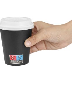 Nisbets Essentials Hot Cups and Lids Pack 8oz Pack of 350 (HW634)