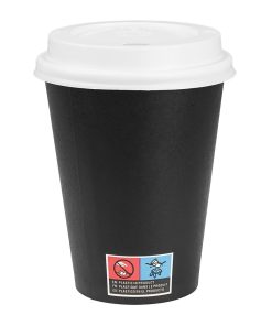 Nisbets Essentials Hot Cups and Lids Pack 12oz Pack of 300 (HW635)