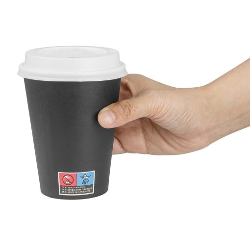 Nisbets Essentials Hot Cups and Lids Pack 12oz Pack of 300 (HW635)