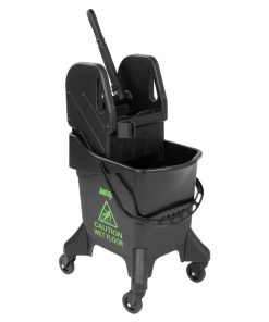 Jantex 20Ltr Tall Mop Bucket and Wringer - Green Print (HW637)