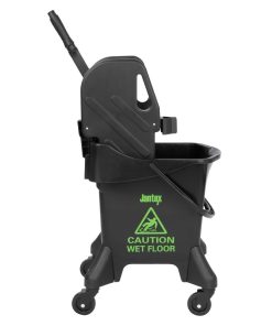 Jantex 20Ltr Tall Mop Bucket and Wringer - Green Print (HW637)