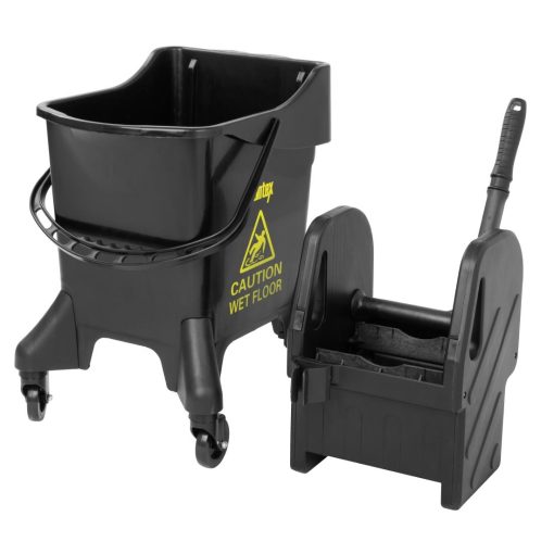 Jantex 20Ltr Tall Mop Bucket and Wringer - Yellow Print (HW638)