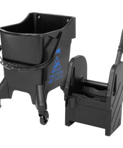 Jantex 20Ltr Tall Mop Bucket and Wringer - Blue Print (HW639)