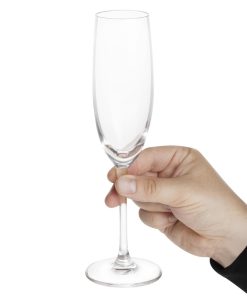 Olympia Novello Crystal Champagne Flutes 180ml Pack of 6 (HW653)