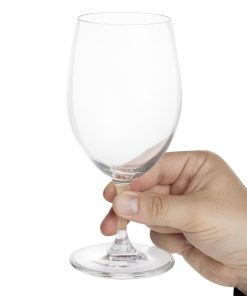 Olympia Novello Crystal Stemmed Water Glasses 365ml Pack of 6 (HW654)