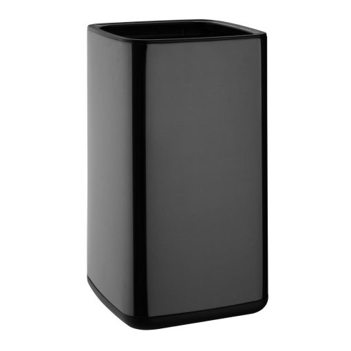 Bolero Square Waste Bin Titanium Black 7Ltr (HX259)