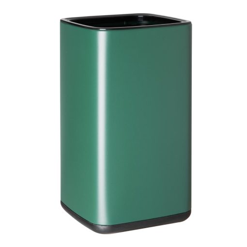 Bolero Square Waste Bin Green 7Ltr (HX261)