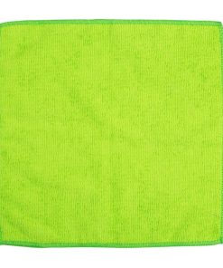 Jantex Microfibre Cloths Green Pack 5 (HX270)