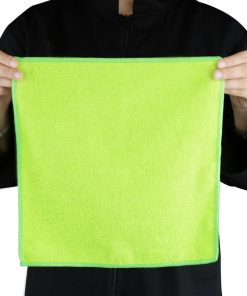 Jantex Microfibre Cloths Green Pack 5 (HX270)