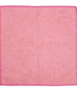 Jantex Microfibre Cloths Pink Pack of 5 (HX271)