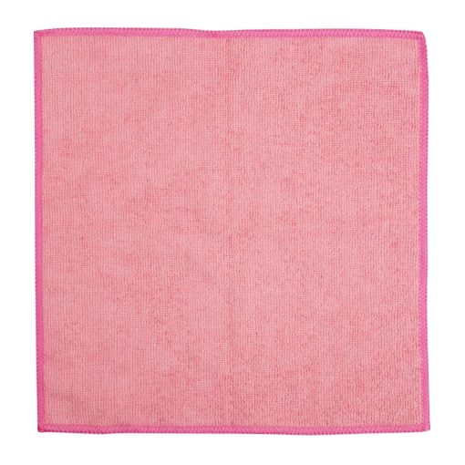 Jantex Microfibre Cloths Pink Pack of 5 (HX271)