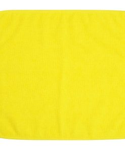 Jantex Microfibre Cloths Yellow Pack of 5 (HX272)